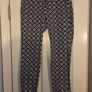 Black and White Geometric Print Leggings